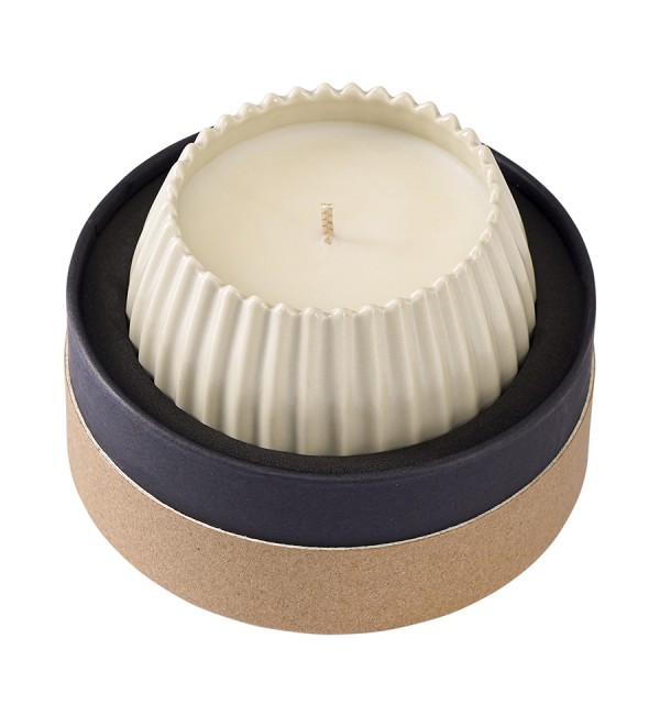 Свеча ароматическая green tea & pear blossom из коллекции edge, бежевый, 30 ч