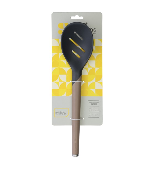 Шумовка smartchef, 31 см, капучино-графит