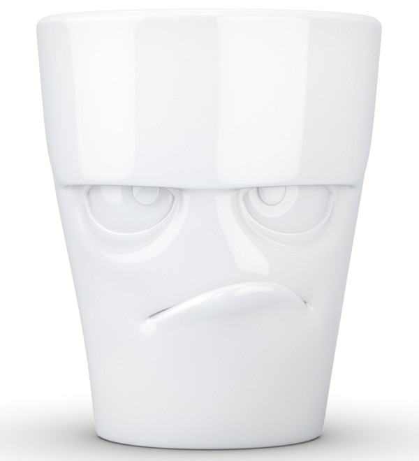 Кружка grumpy, 350 мл, белая