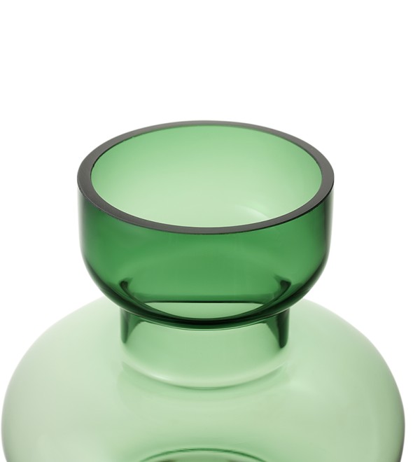 Ваза florum, 25 см, изумрудная