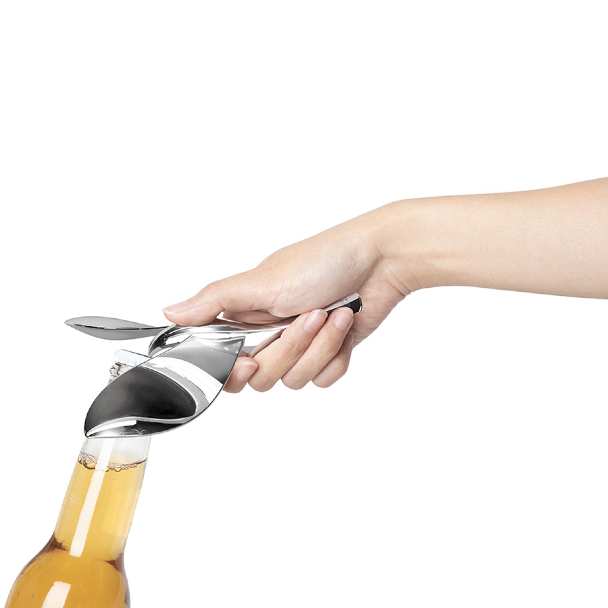 Открывалка для бутылок tipsy, хром