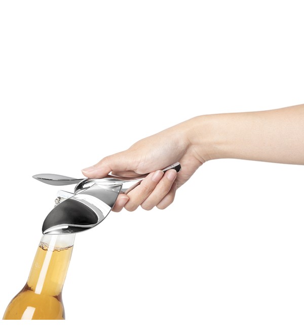 Открывалка для бутылок tipsy, хром