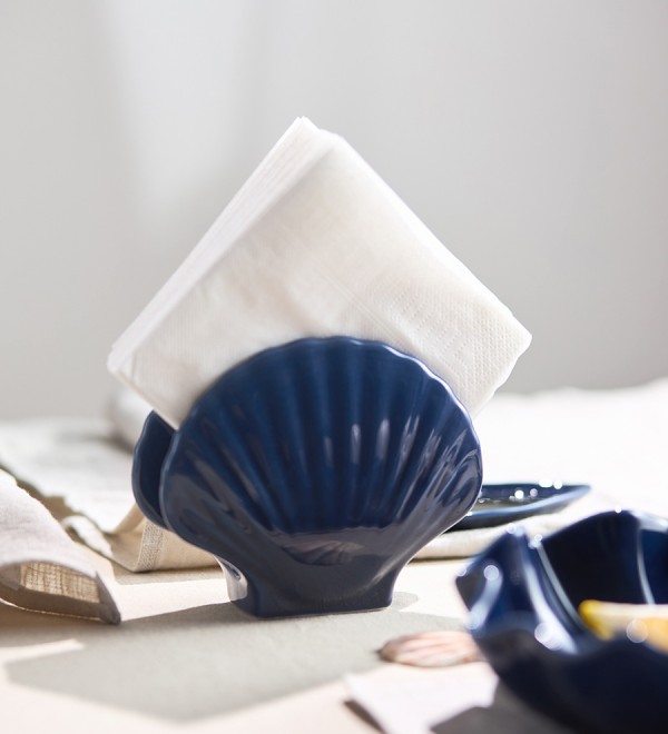 Салфетница pearl синего цвета из коллекции sea treasures