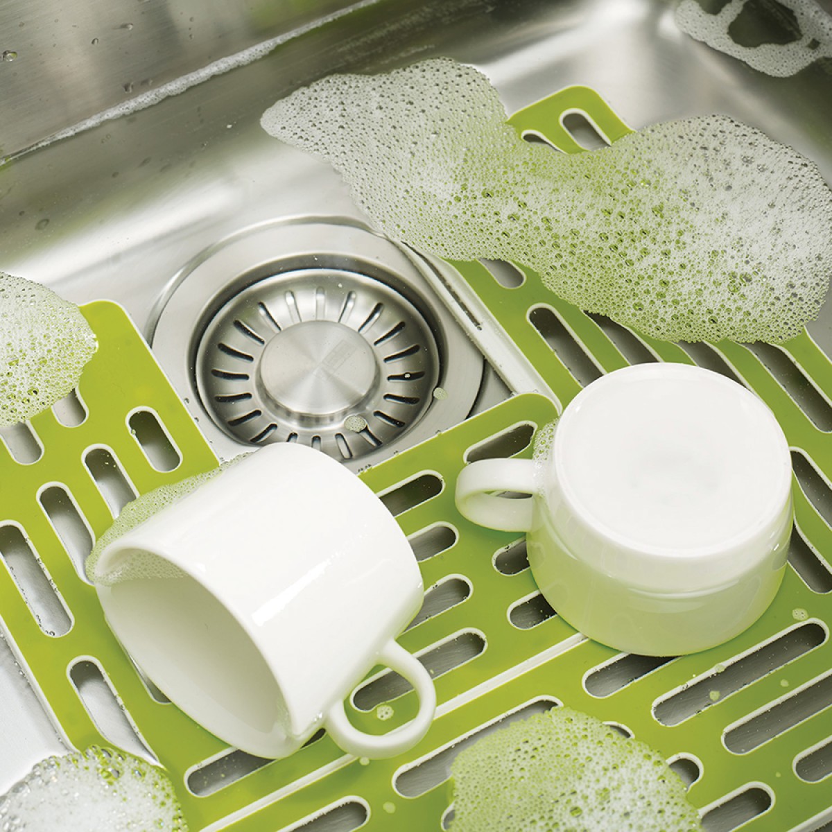 Подложка для раковины универсальная sinksaver™, серо-белая