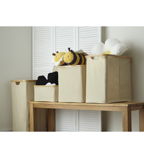 Корзина для белья neat tall, 41х35х74 см, молочная