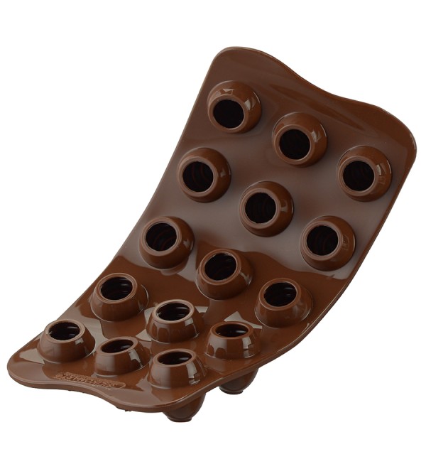 Форма для приготовления конфет choco spiral силиконовая