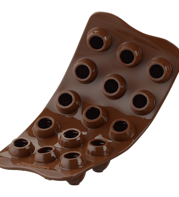 Форма для приготовления конфет choco spiral силиконовая