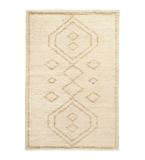 Ковер из джута и переработанного хлопка kolkata из коллекции ethnic, 160х230см