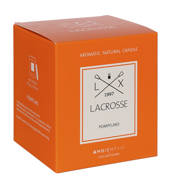 Свеча ароматическая lacrosse, pompelmo (новая), 60 ч
