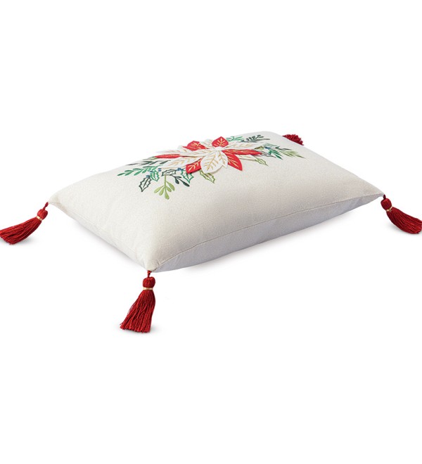 Подушка декоративная Зимний цветок из коллекции new year essential, 30x45см