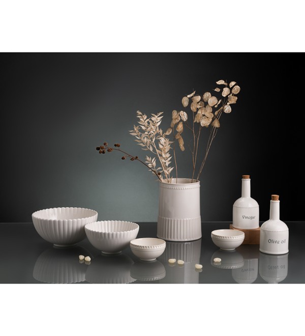 Салатник белого цвета из коллекции kitchen spirit, 1,4 л