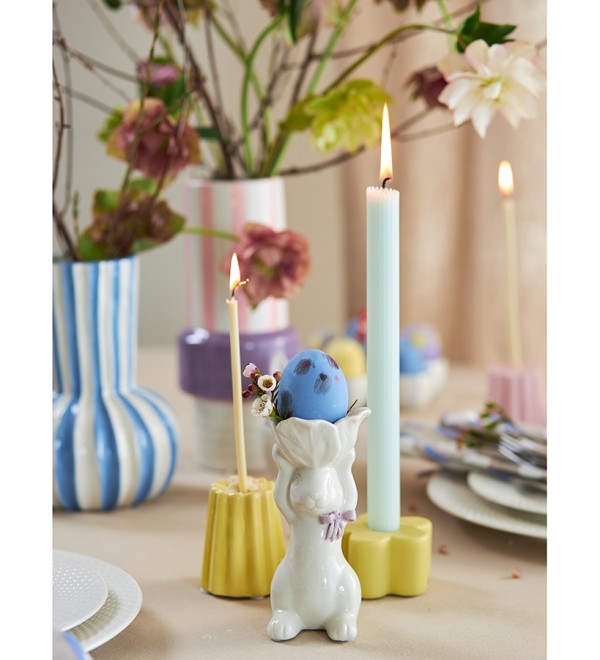 Подставка для яиц flower bunny из коллекции easter essential