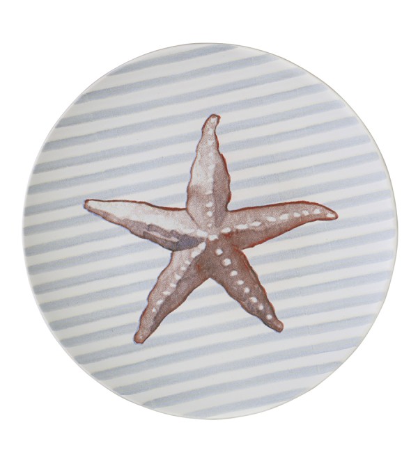 Набор из четырех тарелок aquarium из коллекции sea treasures, D21,5 см