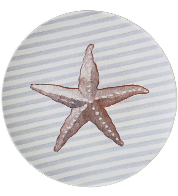 Набор из четырех тарелок aquarium из коллекции sea treasures, D21,5 см