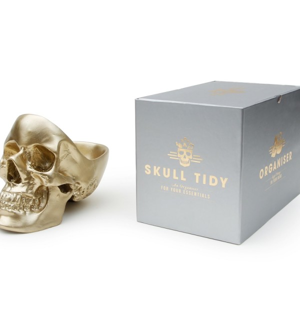 Органайзер для мелочей skull, золотой