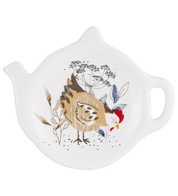 Блюдце для чайных пакетиков country hens