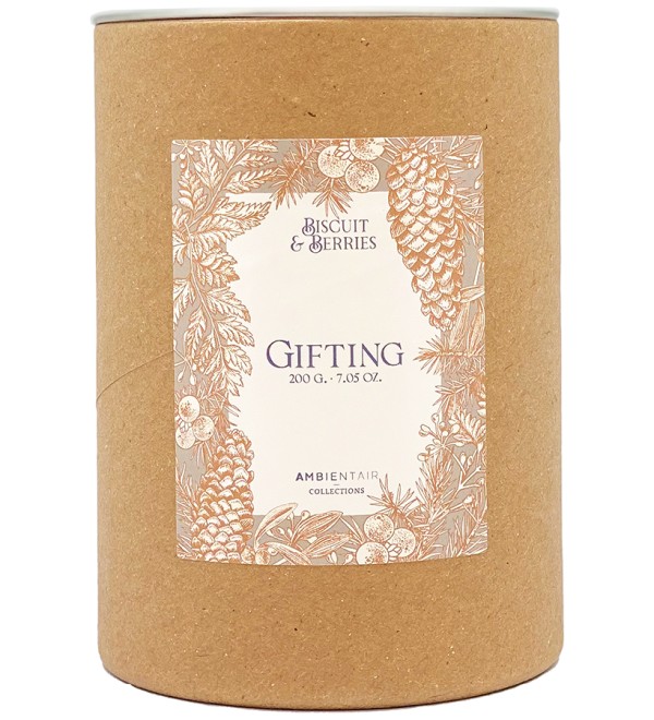 Свеча ароматическая gifting, bisquit&berries, 40 ч