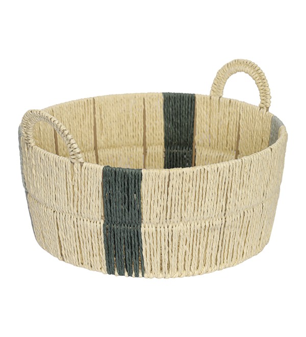 Корзина плетеная круглая bodhran sage из коллекции ethnic, размер l