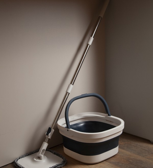 Швабра со складным ведром compact mop