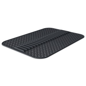 Подложка-сушилка для раковины sling, 28,7x40 см, серая