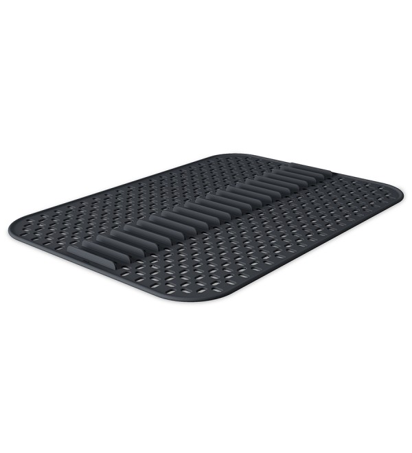 Подложка-сушилка для раковины sling, 28,7x40 см, серая