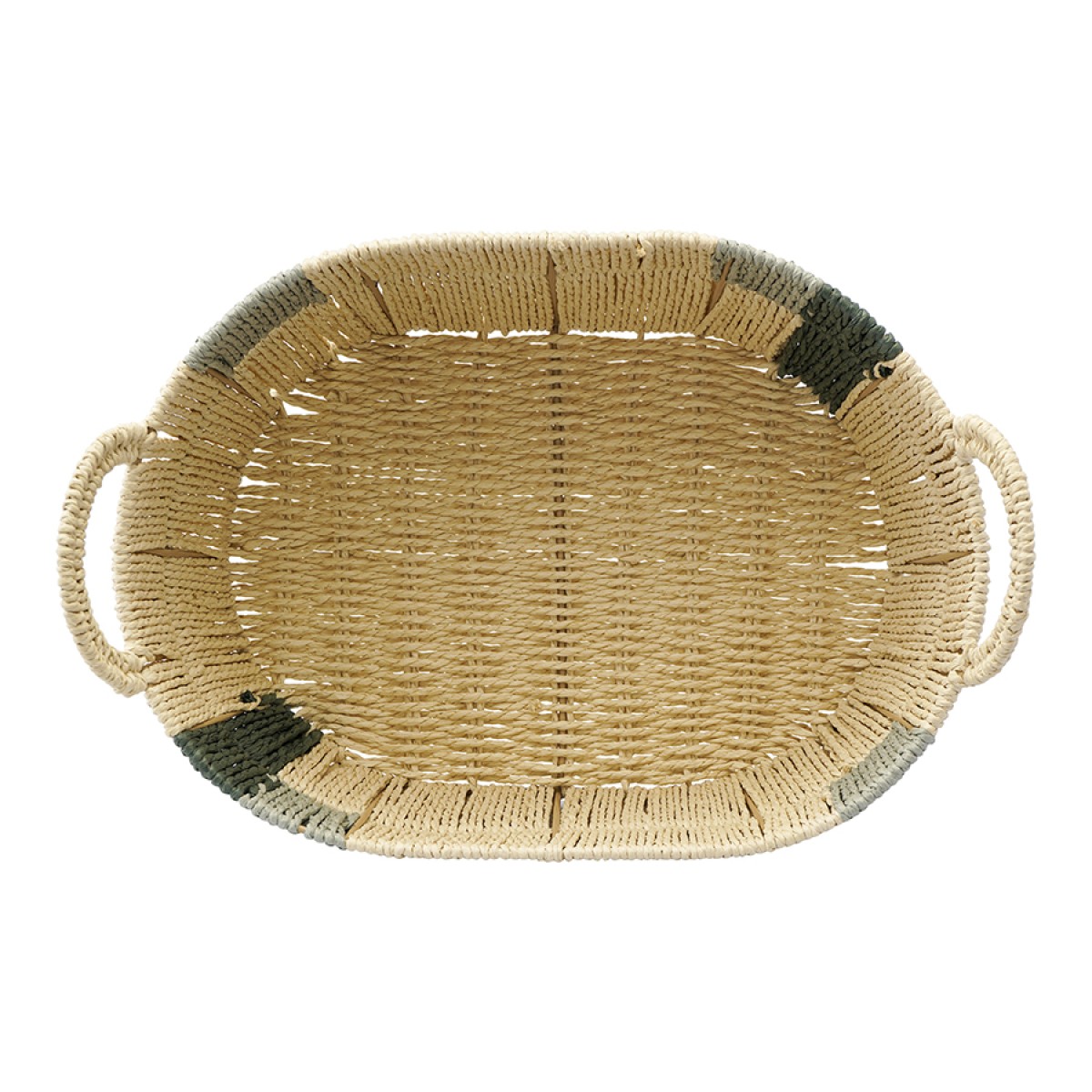 Корзина плетеная овальная bodhran sage из коллекции ethnic, размер l