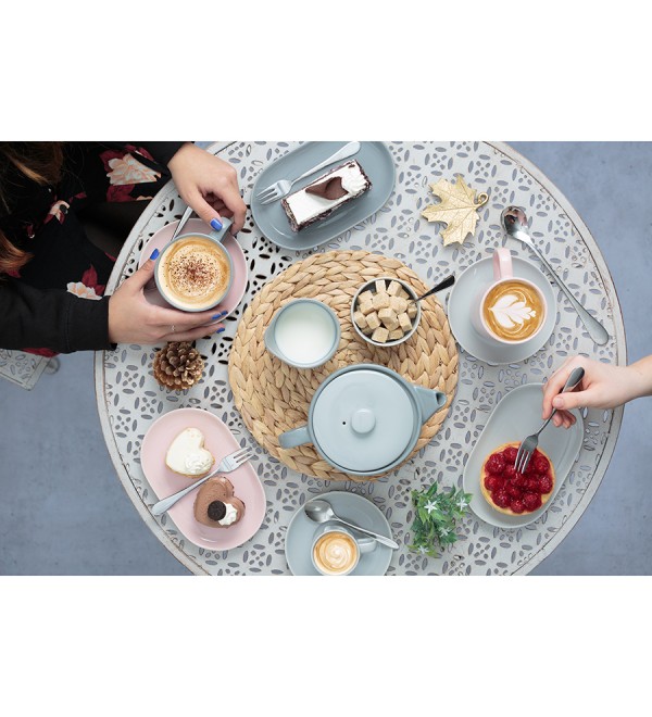 Блюдце cafe concept d 14 см розовое