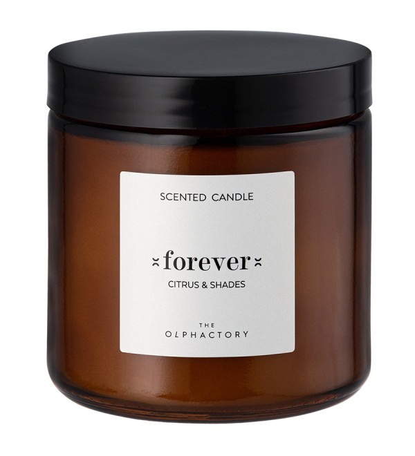 Свеча ароматическая the olphactory, forever, citrus&shades, 60 ч
