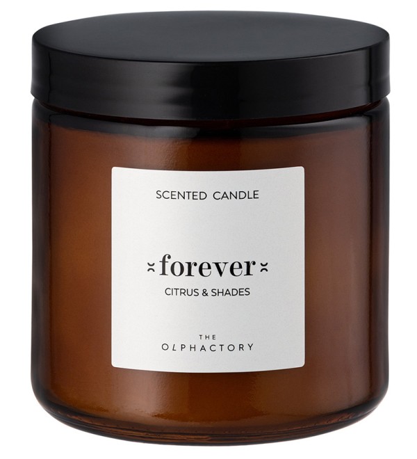 Свеча ароматическая the olphactory, forever, citrus&shades, 60 ч