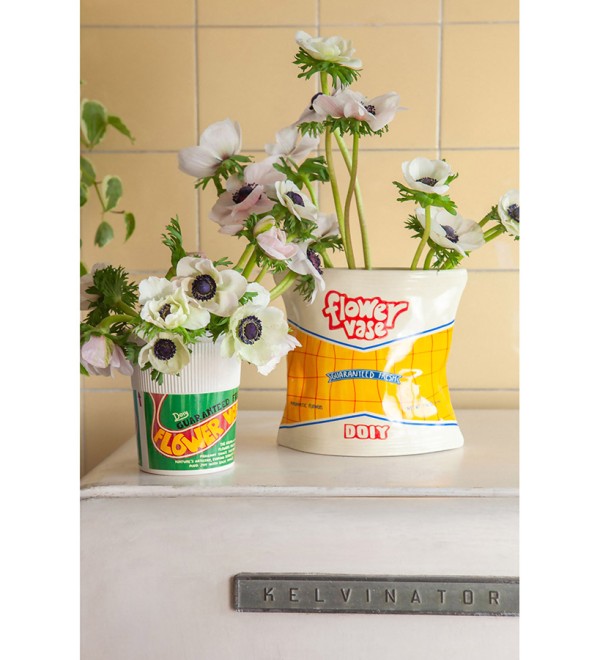 Ваза для цветов corner shop, chips bag, 17 см