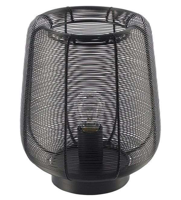 Лампа настольная vinger, D22х26 см, черная