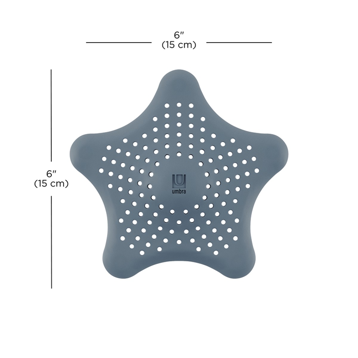 Фильтр для слива starfish, серо-голубой