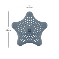 Фильтр для слива starfish, серо-голубой
