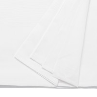 Скатерть жаккардовая белого цвета из хлопка с вышивкой из коллекции essential, 180х180 см