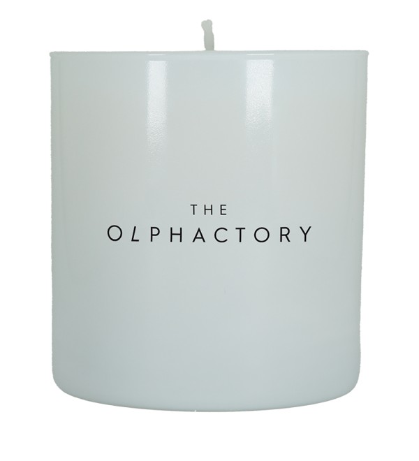 Свеча ароматическая the olphactory, white insignia, silken tobacco, 60 ч