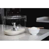 Контейнер с мерной ложкой lucky mouse, 7 л