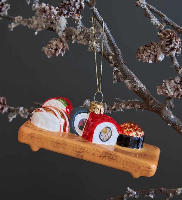 Набор ёлочных украшений christmas feast из коллекции new year essential, 4 шт.