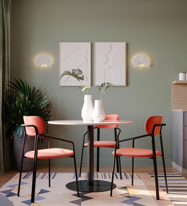 Панно декоративное с эффектом 3d minimalism triangle, 70х100 см