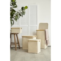 Корзина для белья neat tall, 41х35х74 см, молочная
