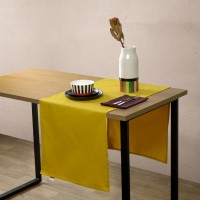 Дорожка на стол горчичного цвета из коллекции wild, 45х150 см