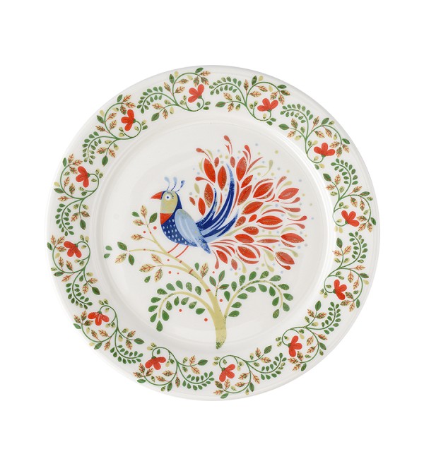 Тарелка fantail bird из коллекции birds of paradise, D18 см