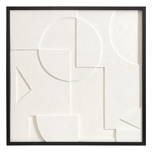 Панно декоративное с эффектом 3d minimalism, с черной рамой, 60х60 см