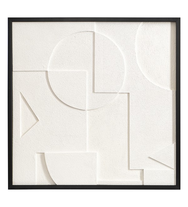 Панно декоративное с эффектом 3d minimalism, с черной рамой, 60х60 см