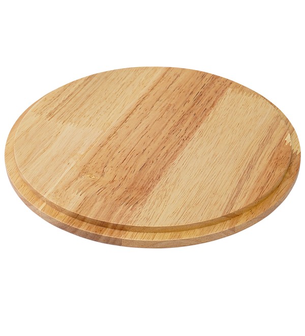 Салатник с крышкой из каучукового дерева soft ripples, dual glazing, D22 см