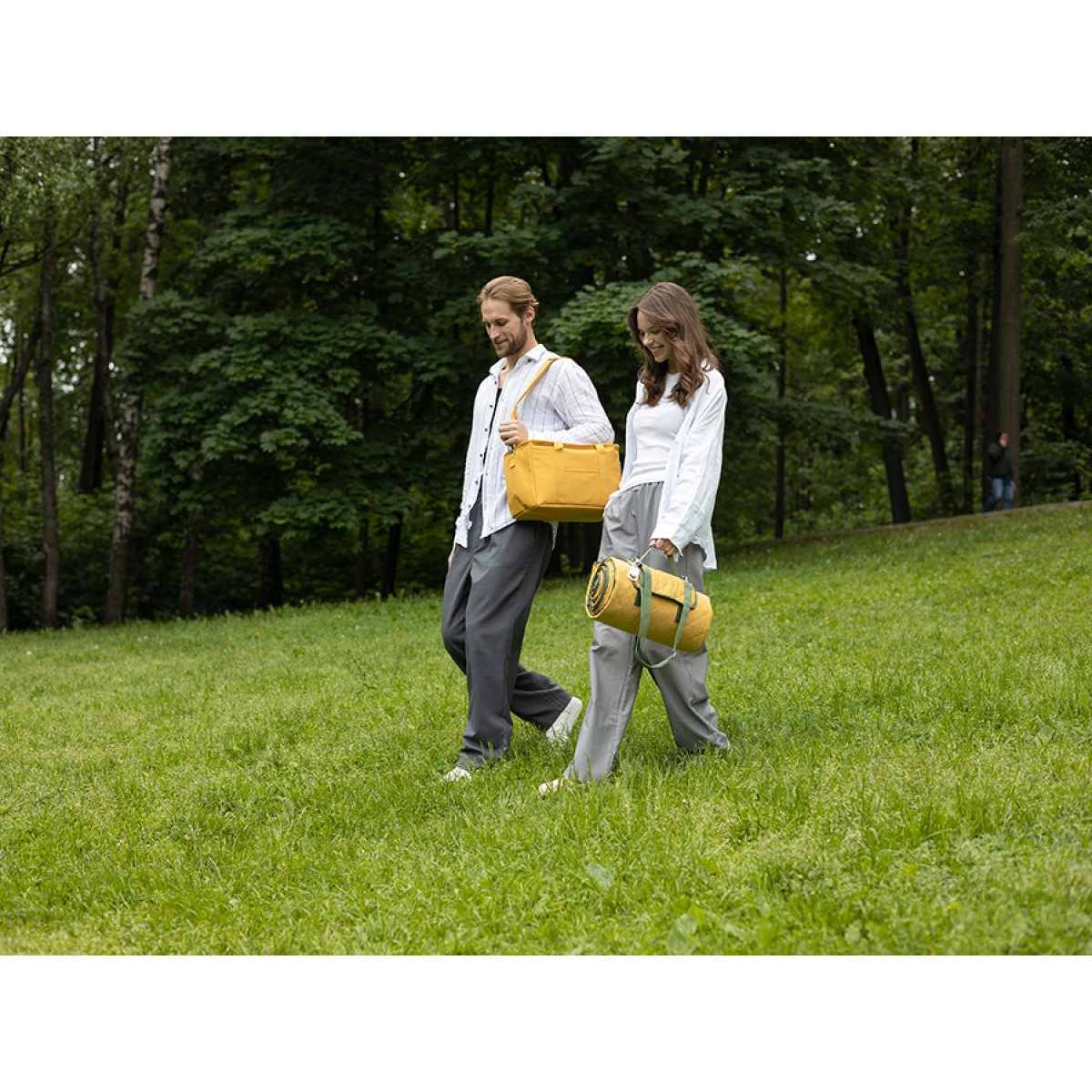 Термосумка для пикника smart picnic, l, горчичная