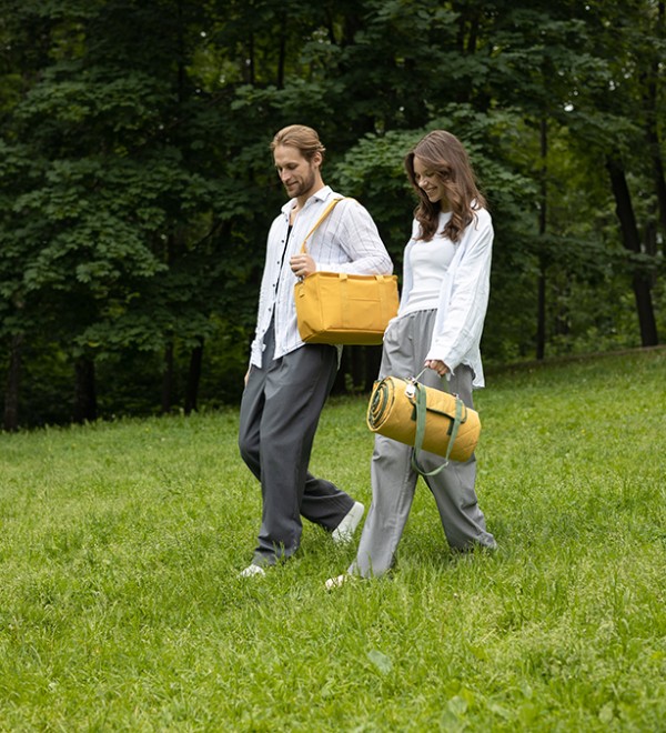 Термосумка для пикника smart picnic, l, горчичная