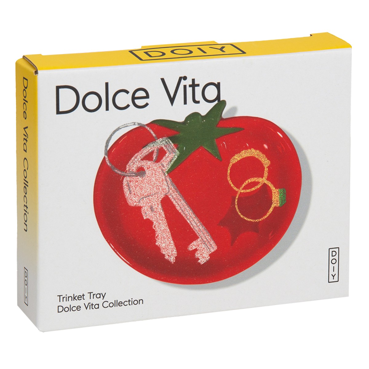 Поднос декоративный для украшений dolce vita,tomat, 9х11х1,5 см