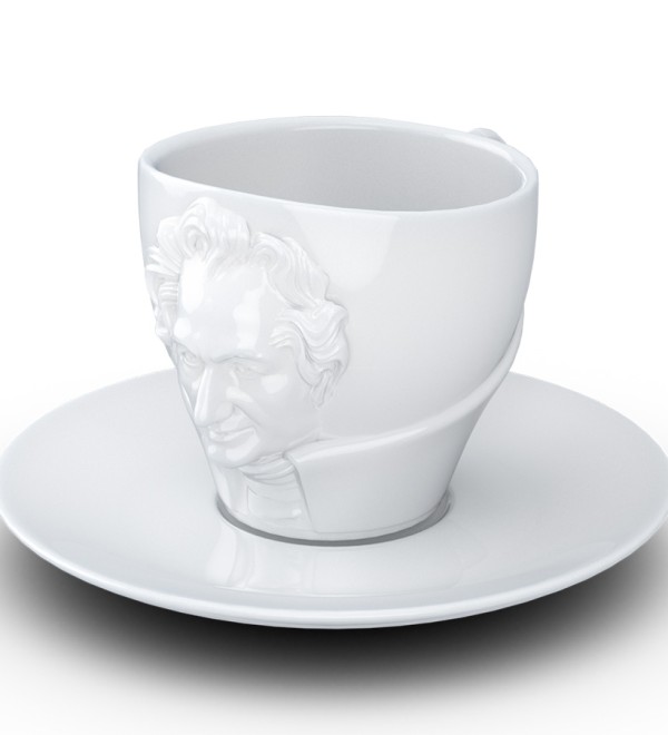 Чайная пара talent, goethe, 260 мл, белая