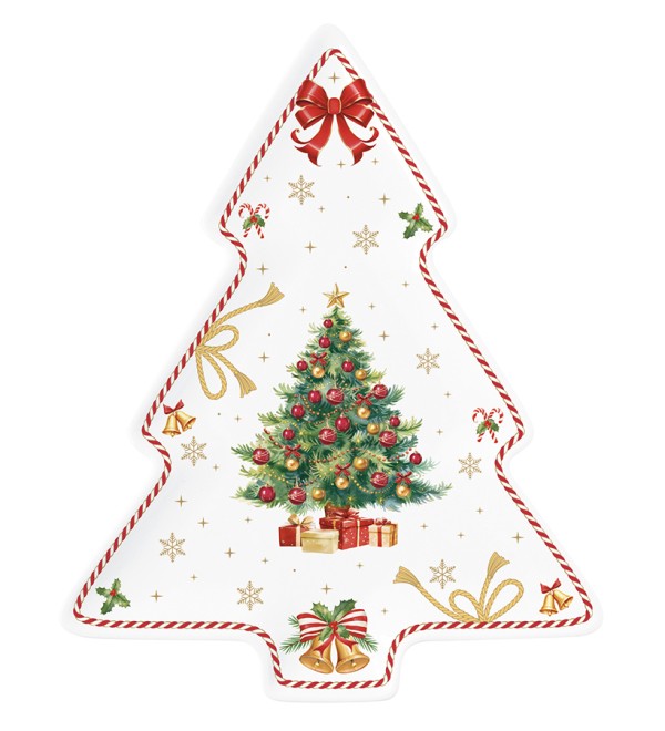 Блюдо christmas tale 20,5х25,5 см