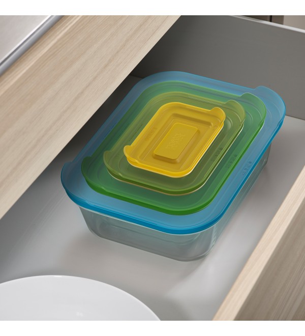 Набор контейнеров nest, стеклянный, 4 шт.
